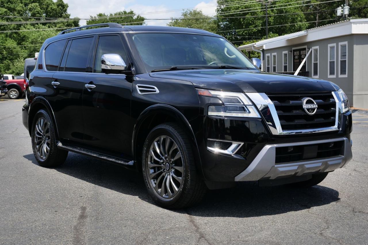 2023 Nissan Armada Platinum / Captain's Chairs / Rear Entertainment! Lincolnton NC
