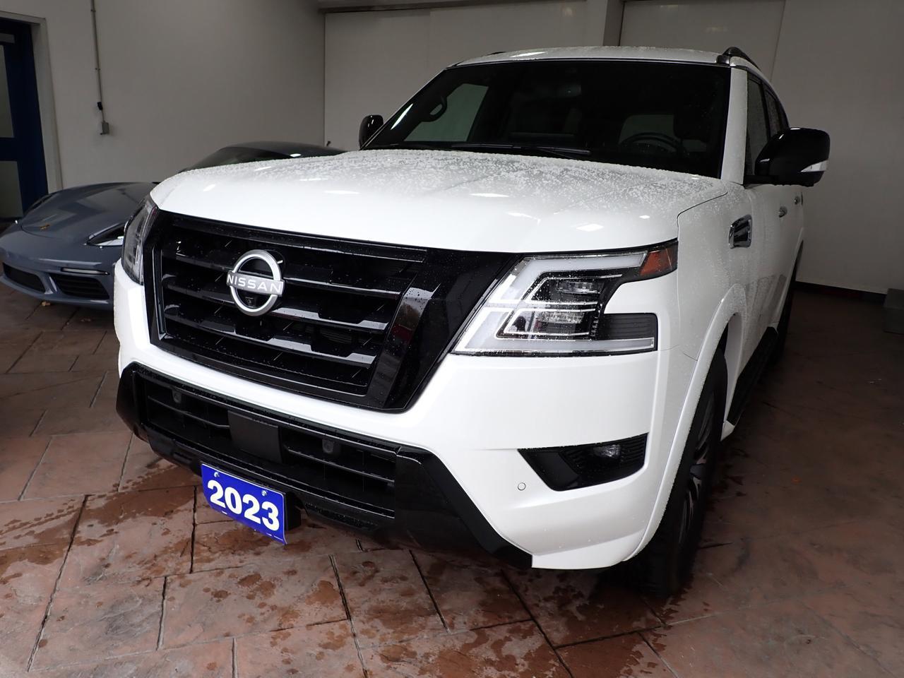 2023 Nissan Armada SL 4WD LEATHER NAVI SUNROOF 7 PASS BUCKET SEATS Listowel ON