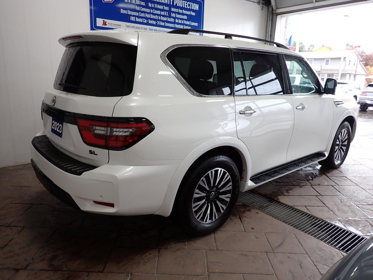 2023 Nissan Armada SL 4WD LEATHER NAVI SUNROOF 7 PASS BUCKET SEATS Listowel ON