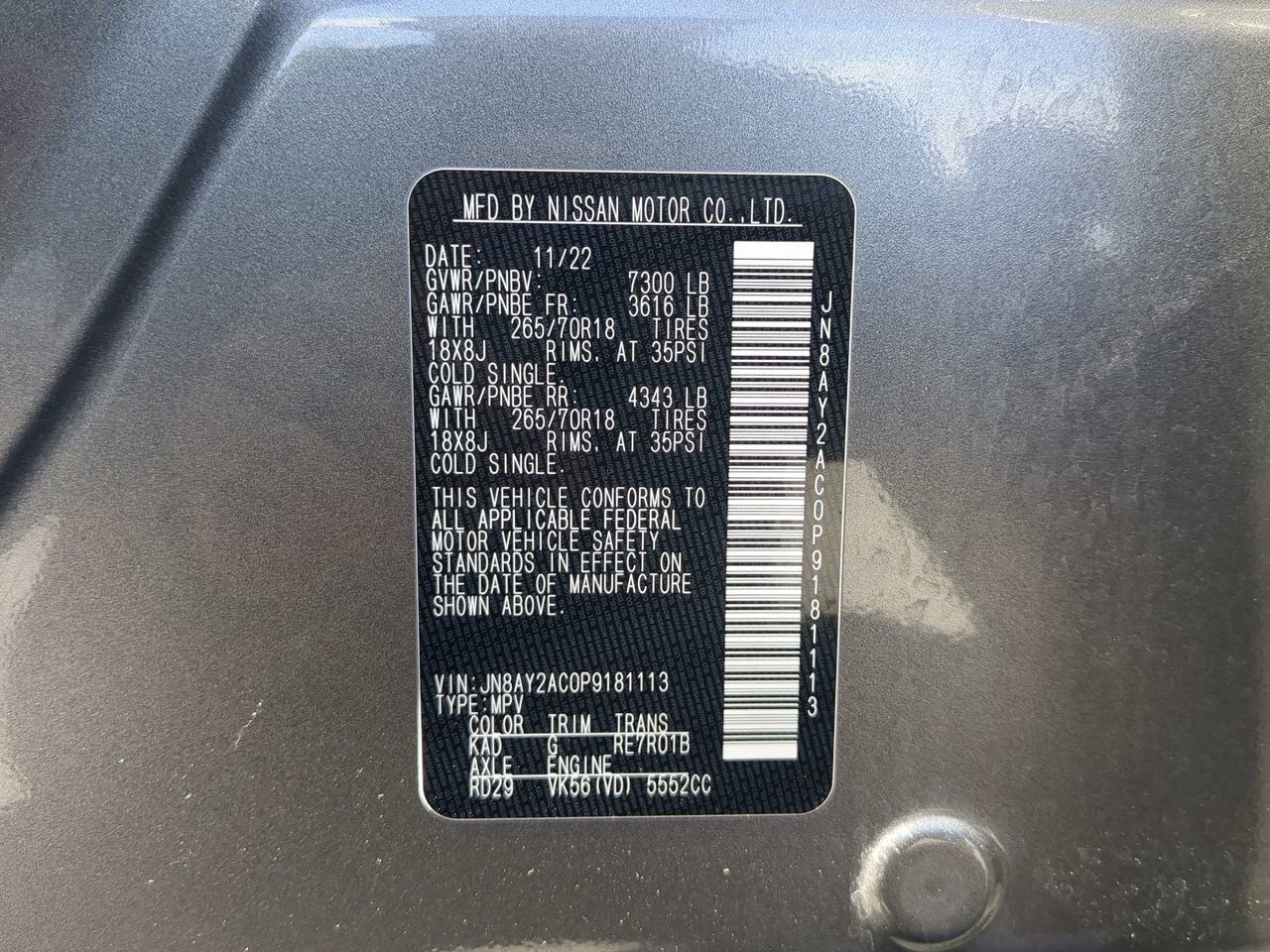 2023 Nissan Armada SV Winder GA