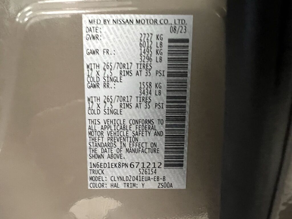 2023 Nissan Frontier PRO-4X Highlands Ranch CO