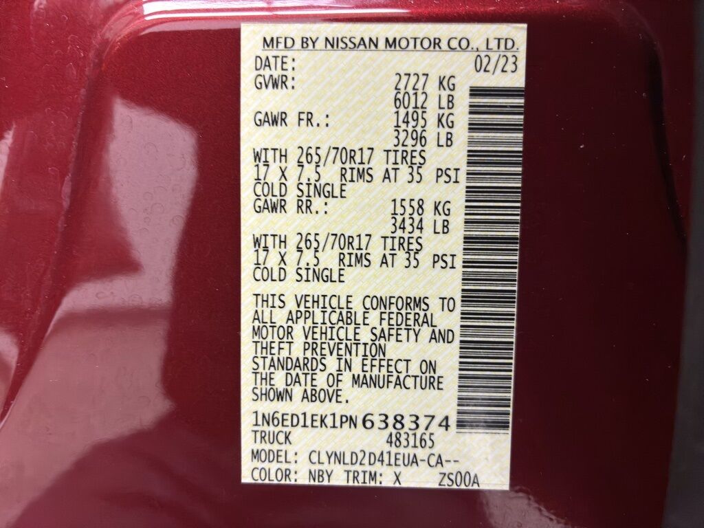 2023 Nissan Frontier PRO-4X Loveland CO