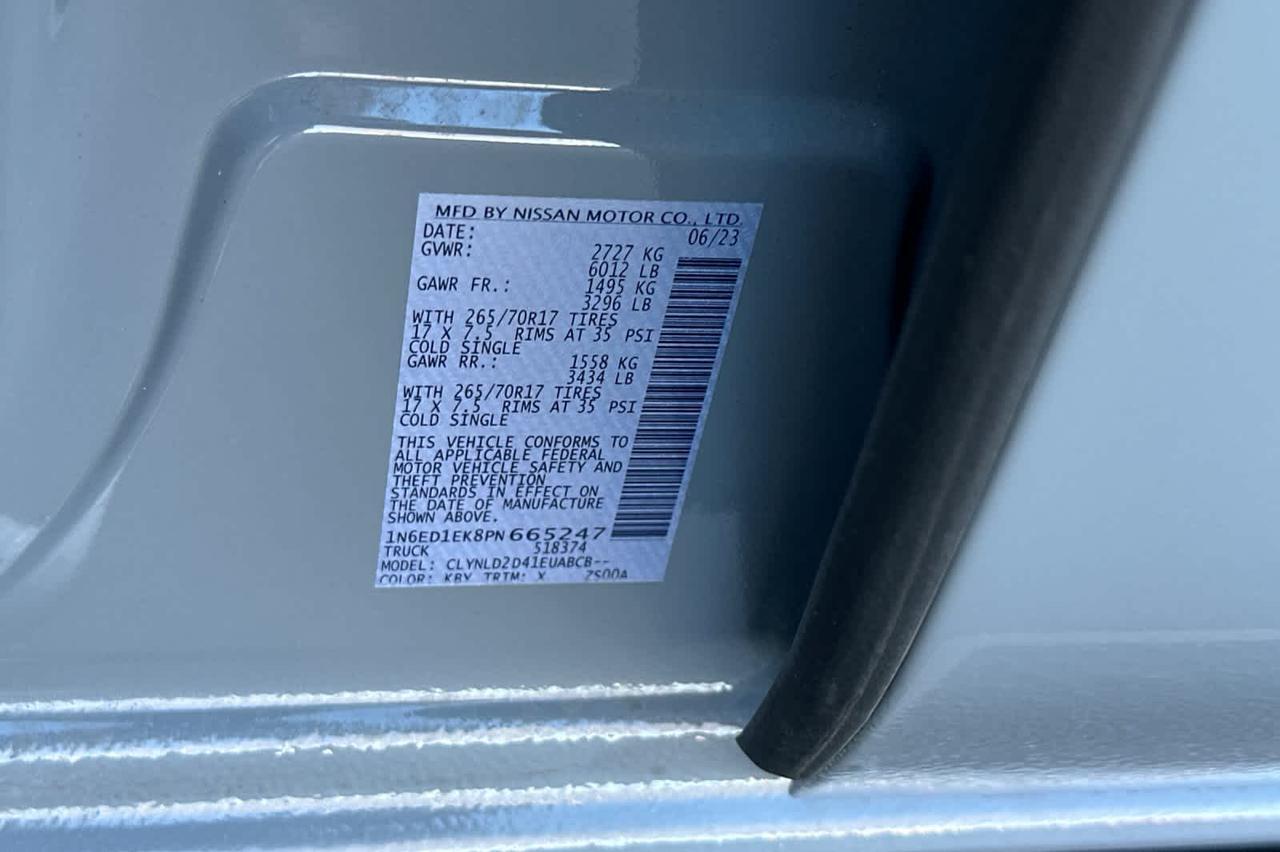 2023 Nissan Frontier PRO-4X Roseville CA