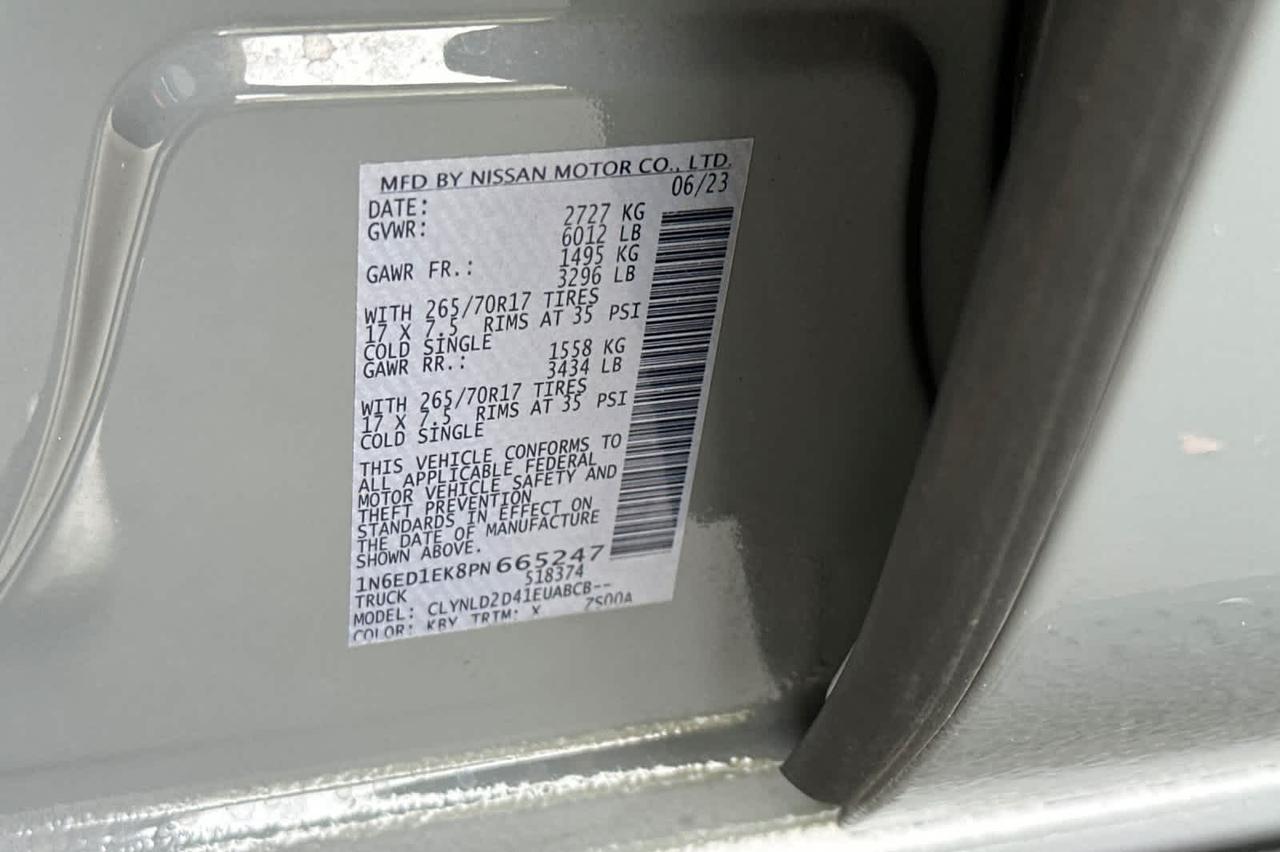 2023 Nissan Frontier PRO-4X Roseville CA