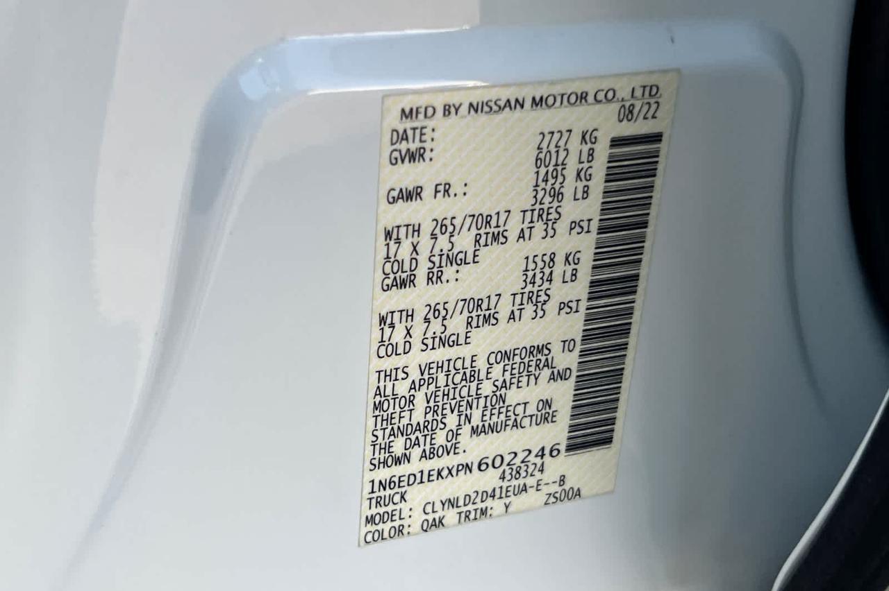 2023 Nissan Frontier PRO-4X Roseville CA