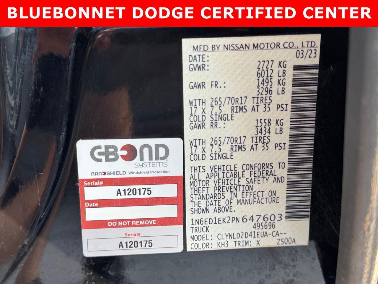2023 Nissan Frontier PRO-4X New Braunfels TX