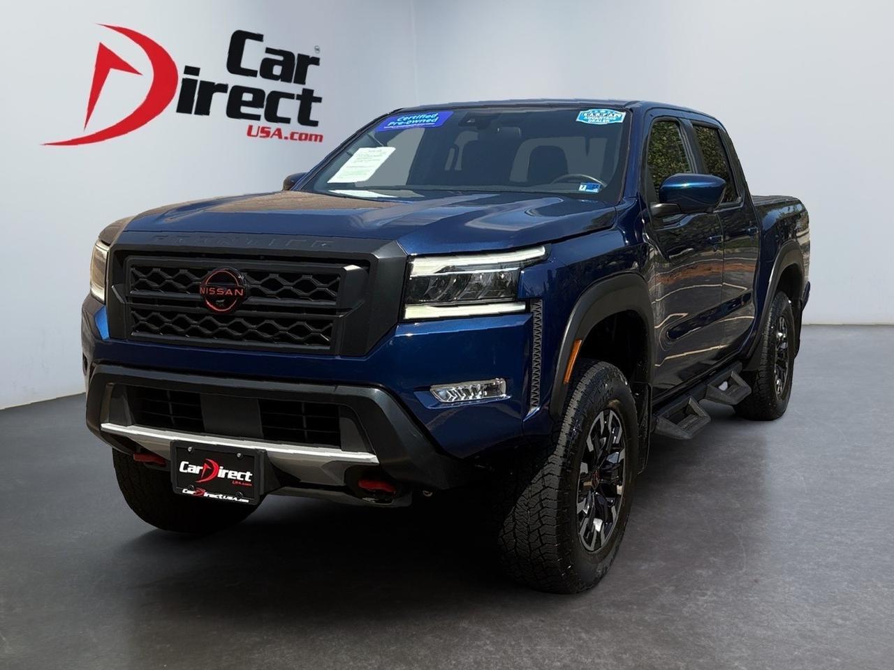2023 Nissan Frontier PRO-4X, TUBULAR SIDE STEPS, HARD TONNEAU COVER, TOW PACKAGE, LANE DEPARTURE, BLIND SPOT ALERT, HEATED STEERING WHEEL & SEATS, APPLE CARPLAY/ANDROID AUTO, WIRELESS CHARGING PAD, LOW MILES, ONLY 1 OWNER, CLEAN CARFAX, FALL FOR A FRONTIER! Virginia Beach VA