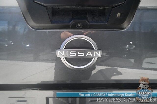 2023 Nissan Frontier SV / 4X4 / Crew Cab / 4X4 / Auto Start / Heated Premium Cloth Seats / Heated Steering Wheel / Adaptive Cruise Control / Lane Depart & Blind Spot / Apple CarPlay & Android Auto / Back Up Cam / Tow Pkg / 1-Owner Anchorage AK