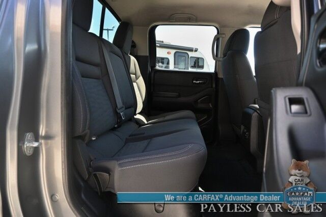 2023 Nissan Frontier SV / 4X4 / Crew Cab / 4X4 / Auto Start / Heated Premium Cloth Seats / Heated Steering Wheel / Adaptive Cruise Control / Lane Depart & Blind Spot / Apple CarPlay & Android Auto / Back Up Cam / Tow Pkg / 1-Owner Anchorage AK