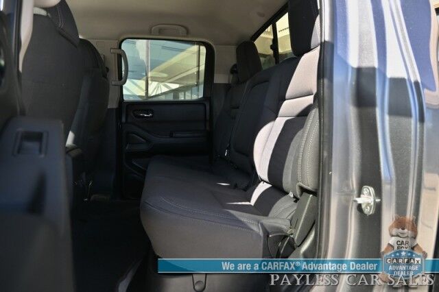 2023 Nissan Frontier SV / 4X4 / Crew Cab / 4X4 / Auto Start / Heated Premium Cloth Seats / Heated Steering Wheel / Adaptive Cruise Control / Lane Depart & Blind Spot / Apple CarPlay & Android Auto / Back Up Cam / Tow Pkg / 1-Owner Anchorage AK