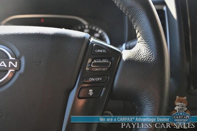 2023 Nissan Frontier SV / 4X4 / Crew Cab / 4X4 / Auto Start / Heated Premium Cloth Seats / Heated Steering Wheel / Adaptive Cruise Control / Lane Depart & Blind Spot / Apple CarPlay & Android Auto / Back Up Cam / Tow Pkg / 1-Owner Anchorage AK