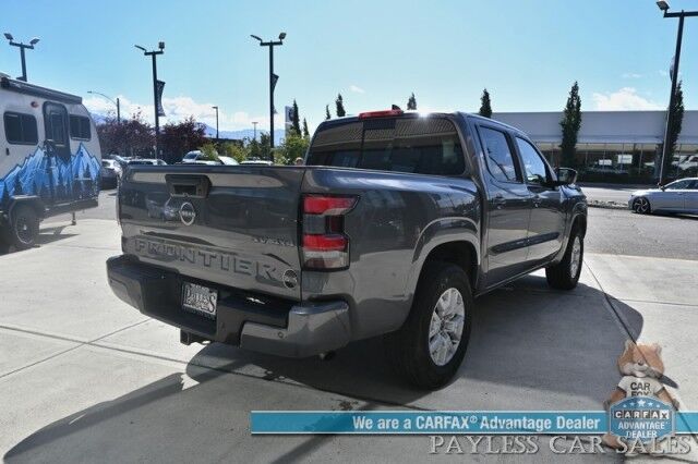 2023 Nissan Frontier SV / 4X4 / Crew Cab / 4X4 / Auto Start / Heated Premium Cloth Seats / Heated Steering Wheel / Adaptive Cruise Control / Lane Depart & Blind Spot / Apple CarPlay & Android Auto / Back Up Cam / Tow Pkg / 1-Owner Anchorage AK