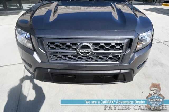 2023 Nissan Frontier SV / 4X4 / Crew Cab / 4X4 / Auto Start / Heated Premium Cloth Seats / Heated Steering Wheel / Adaptive Cruise Control / Lane Depart & Blind Spot / Apple CarPlay & Android Auto / Back Up Cam / Tow Pkg / 1-Owner Anchorage AK
