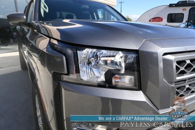 2023 Nissan Frontier SV / 4X4 / Crew Cab / 4X4 / Auto Start / Heated Premium Cloth Seats / Heated Steering Wheel / Adaptive Cruise Control / Lane Depart & Blind Spot / Apple CarPlay & Android Auto / Back Up Cam / Tow Pkg / 1-Owner Anchorage AK