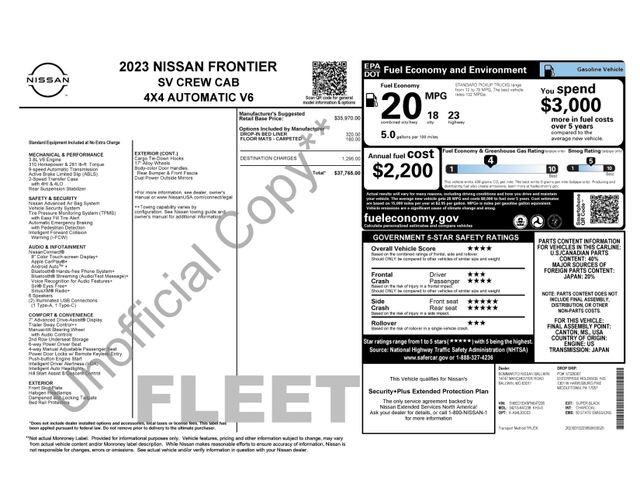 2023 Nissan Frontier SV Raleigh NC