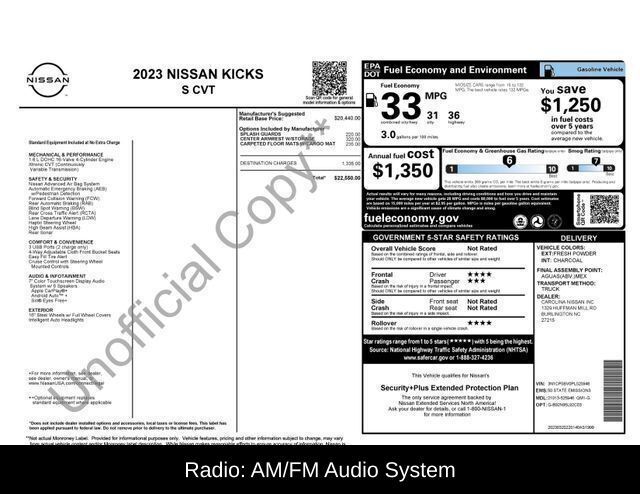 2023 Nissan Kicks S Raleigh NC