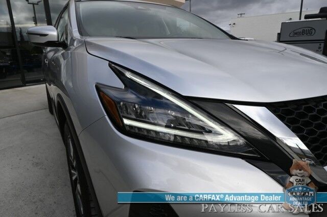 2023 Nissan Murano SV / AWD / Auto Start / Power & Heated Leather Seats / Adaptive Cruise Control / Lane Departure & Blind Spot Alert / Apple CarPlay & Android Auto / Back Up Camera / Keyless Entry & Start / 1-Owner Wasilla AK
