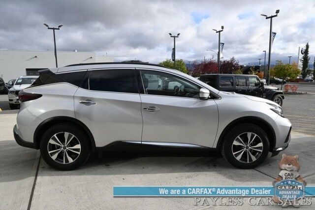 2023 Nissan Murano SV / AWD / Auto Start / Power & Heated Leather Seats / Adaptive Cruise Control / Lane Departure & Blind Spot Alert / Apple CarPlay & Android Auto / Back Up Camera / Keyless Entry & Start / 1-Owner Anchorage AK