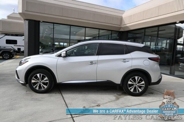 2023 Nissan Murano SV / AWD / Auto Start / Power & Heated Leather Seats / Adaptive Cruise Control / Lane Departure & Blind Spot Alert / Apple CarPlay & Android Auto / Back Up Camera / Keyless Entry & Start / 1-Owner Anchorage AK