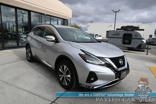 2023 Nissan Murano SV / AWD / Auto Start / Power & Heated Leather Seats / Adaptive Cruise Control / Lane Departure & Blind Spot Alert / Apple CarPlay & Android Auto / Back Up Camera / Keyless Entry & Start / 1-Owner Anchorage AK