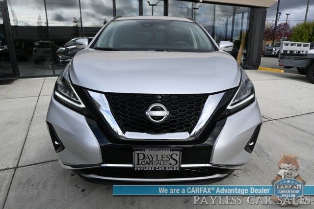 2023 Nissan Murano SV / AWD / Auto Start / Power & Heated Leather Seats / Adaptive Cruise Control / Lane Departure & Blind Spot Alert / Apple CarPlay & Android Auto / Back Up Camera / Keyless Entry & Start / 1-Owner