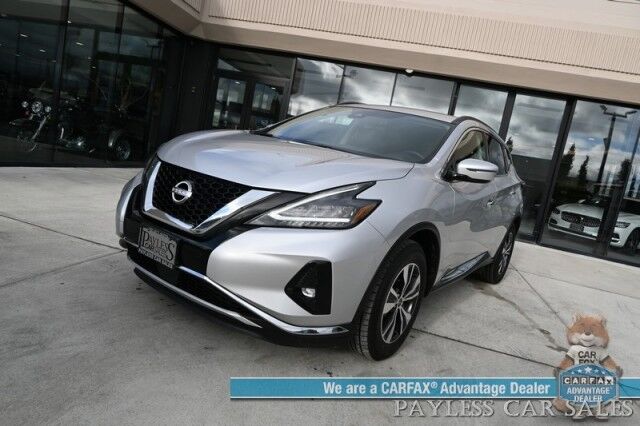 2023 Nissan Murano SV / AWD / Auto Start / Power & Heated Leather Seats / Adaptive Cruise Control / Lane Departure & Blind Spot Alert / Apple CarPlay & Android Auto / Back Up Camera / Keyless Entry & Start / 1-Owner Anchorage AK