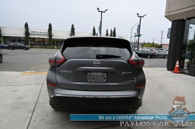 2023 Nissan Murano SV / AWD / Power & Heated Leather Seats / Auto Start / Blind Spot Alert / Apple CarPlay & Android Auto / Back Up Camera / Cruise Control / Keyless Entry & Start / 28 MPG / 1-Owner Anchorage AK