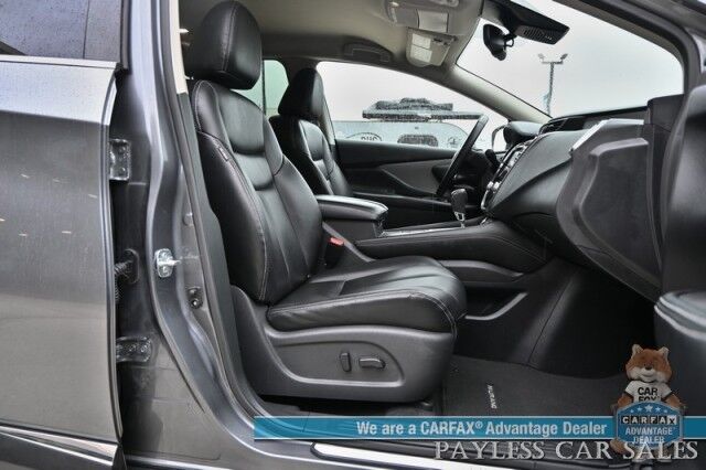 2023 Nissan Murano SV / AWD / Power & Heated Leather Seats / Auto Start / Blind Spot Alert / Apple CarPlay & Android Auto / Back Up Camera / Cruise Control / Keyless Entry & Start / 28 MPG / 1-Owner Anchorage AK