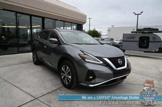 2023 Nissan Murano SV / AWD / Power & Heated Leather Seats / Auto Start / Blind Spot Alert / Apple CarPlay & Android Auto / Back Up Camera / Cruise Control / Keyless Entry & Start / 28 MPG / 1-Owner Anchorage AK