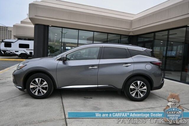 2023 Nissan Murano SV / AWD / Power & Heated Leather Seats / Auto Start / Blind Spot Alert / Apple CarPlay & Android Auto / Back Up Camera / Cruise Control / Keyless Entry & Start / 28 MPG / 1-Owner Anchorage AK