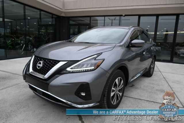 2023 Nissan Murano SV / AWD / Power & Heated Leather Seats / Auto Start / Blind Spot Alert / Apple CarPlay & Android Auto / Back Up Camera / Cruise Control / Keyless Entry & Start / 28 MPG / 1-Owner Anchorage AK