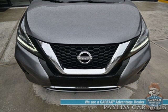 2023 Nissan Murano SV / AWD / Power & Heated Leather Seats / Auto Start / Blind Spot Alert / Apple CarPlay & Android Auto / Back Up Camera / Cruise Control / Keyless Entry & Start / 28 MPG / 1-Owner Anchorage AK