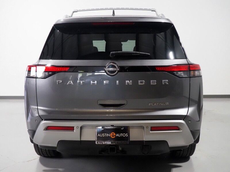 2023 Nissan Pathfinder Platinum *HEADS-UP DISPLAY, NAVIGATION, PANO MOONROOF, ADAPTIVE CRUISE, SAFETY ALERTS, CLIMATE SEATS, 2ND ROW CAPTAINS, NAPPA LEATHER, 20 INCH WHEELS, BOSE AUDIO, APPLE & ANDROID Round Rock TX