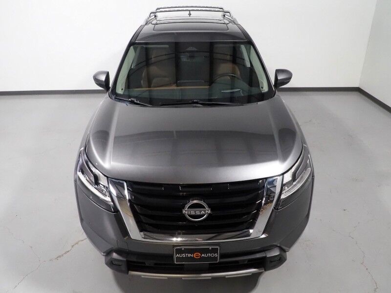 2023 Nissan Pathfinder Platinum *HEADS-UP DISPLAY, NAVIGATION, PANO MOONROOF, ADAPTIVE CRUISE, SAFETY ALERTS, CLIMATE SEATS, 2ND ROW CAPTAINS, NAPPA LEATHER, 20 INCH WHEELS, BOSE AUDIO, APPLE & ANDROID Round Rock TX