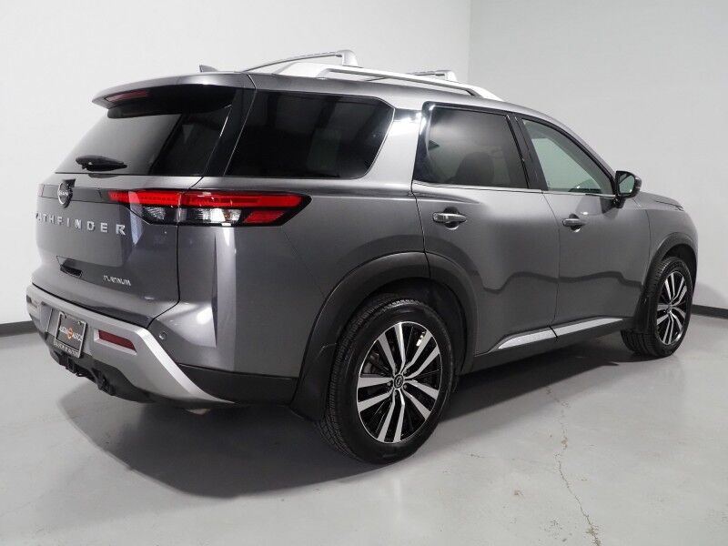 2023 Nissan Pathfinder Platinum *HEADS-UP DISPLAY, NAVIGATION, PANO MOONROOF, ADAPTIVE CRUISE, SAFETY ALERTS, CLIMATE SEATS, 2ND ROW CAPTAINS, NAPPA LEATHER, 20 INCH WHEELS, BOSE AUDIO, APPLE & ANDROID Round Rock TX