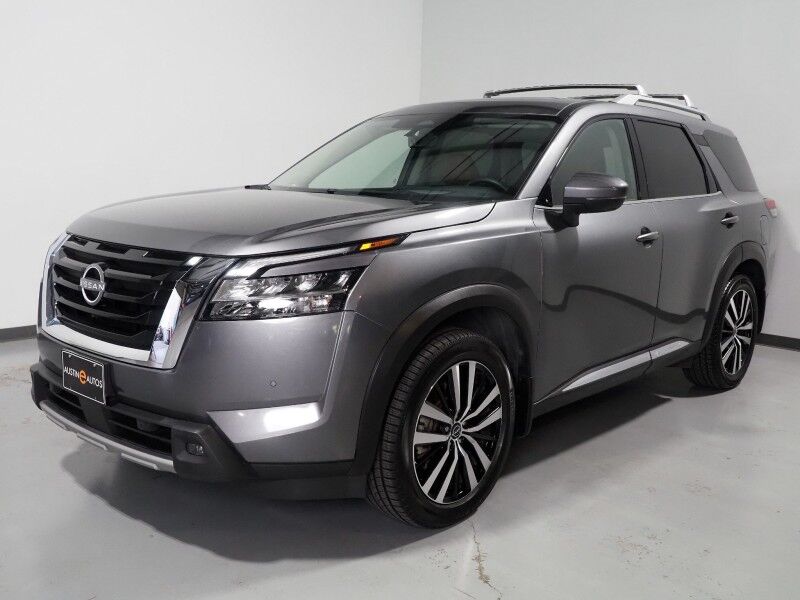 2023 Nissan Pathfinder Platinum *HEADS-UP DISPLAY, NAVIGATION, PANO MOONROOF, ADAPTIVE CRUISE, SAFETY ALERTS, CLIMATE SEATS, 2ND ROW CAPTAINS, NAPPA LEATHER, 20 INCH WHEELS, BOSE AUDIO, APPLE & ANDROID Round Rock TX