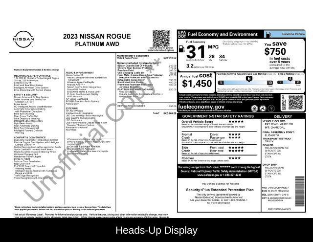 2023 Nissan Rogue Platinum Raleigh NC