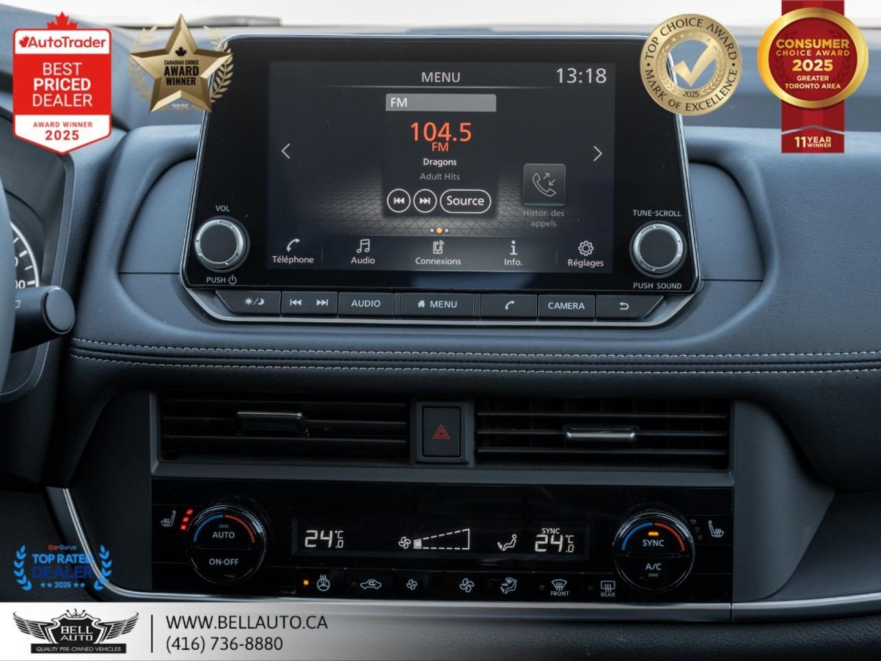 2023 Nissan Rogue S | CARPLAY | B.CAM | BLUETOOTH | HTDSEATS | ONEOWNER | NOACCIDENT Toronto ON