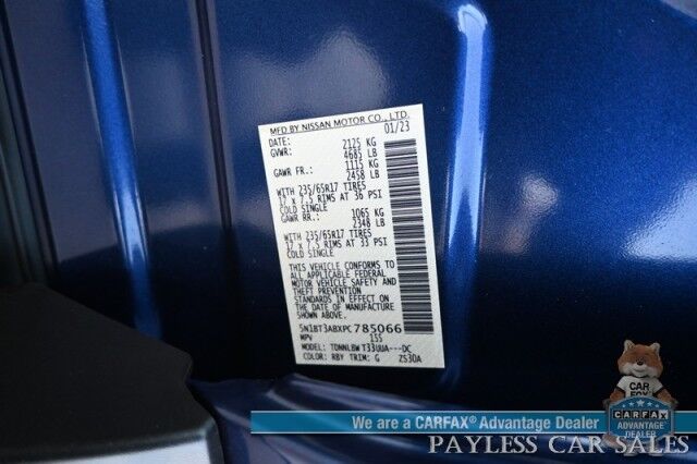 2023 Nissan Rogue S / AWD / Premium Cloth Seats / Forward Collision Alert / Lane Departure & Blind Spot Alert / Cruise Control / Keyless Entry & Start / Apple CarPlay & Android Auto / Back Up Cam / 1-Owner Anchorage AK 2023 Nissan Rogue S / AWD / Premium Cloth Seats / Forward Collision Alert / Lane Departure & Blind Spot Alert / Cruise Control / Keyless Entry & Start / Apple CarPlay & Android Auto / Back Up Cam / 1-Owner Anchorage AK