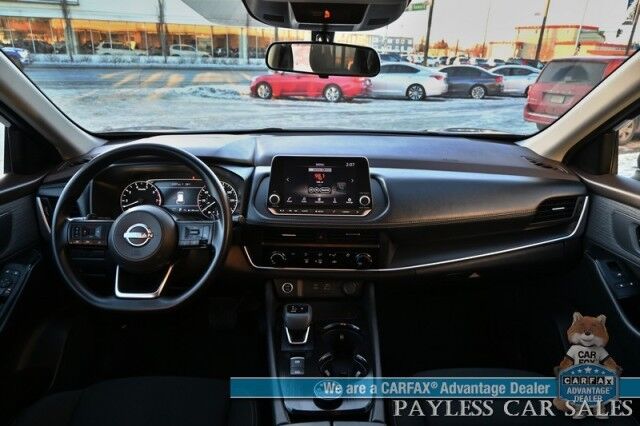 2023 Nissan Rogue S / AWD / Premium Cloth Seats / Forward Collision Alert / Lane Departure & Blind Spot Alert / Cruise Control / Keyless Entry & Start / Apple CarPlay & Android Auto / Back Up Cam / 1-Owner Anchorage AK