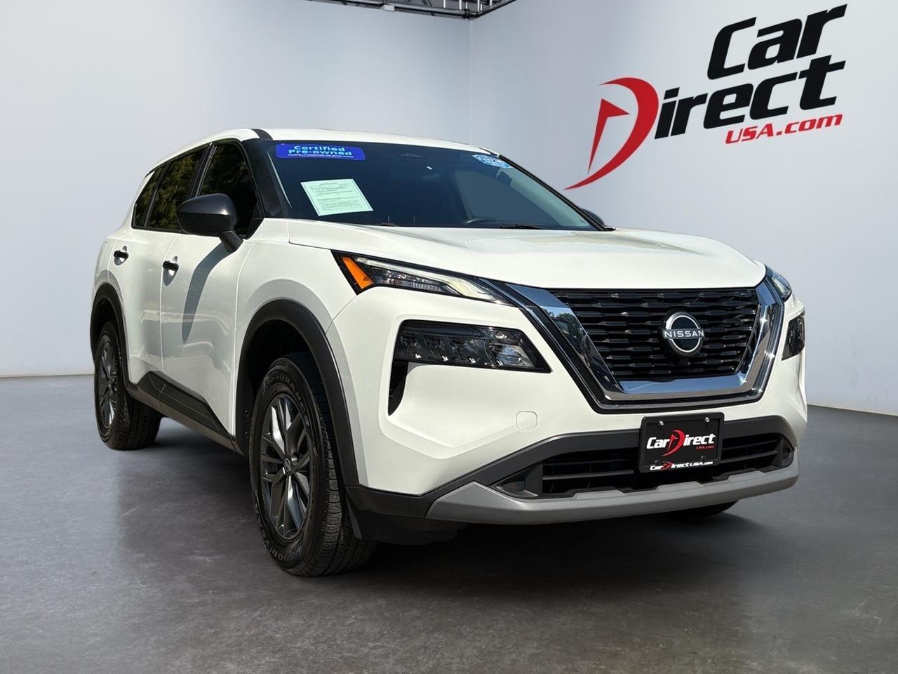 2023 Nissan Rogue S, BLIND SPOT ALERT, LANE DEPARTURE WARNING, REAR CROSS TRAFFIC ALERT, APPLE CARPLAY/ANDROID AUTO, BACKUP CAMERA, ROOF RAILS, FORWARD COLLISION ALERT, CLEAN CARFAX, RIDE THIS ROGUE!