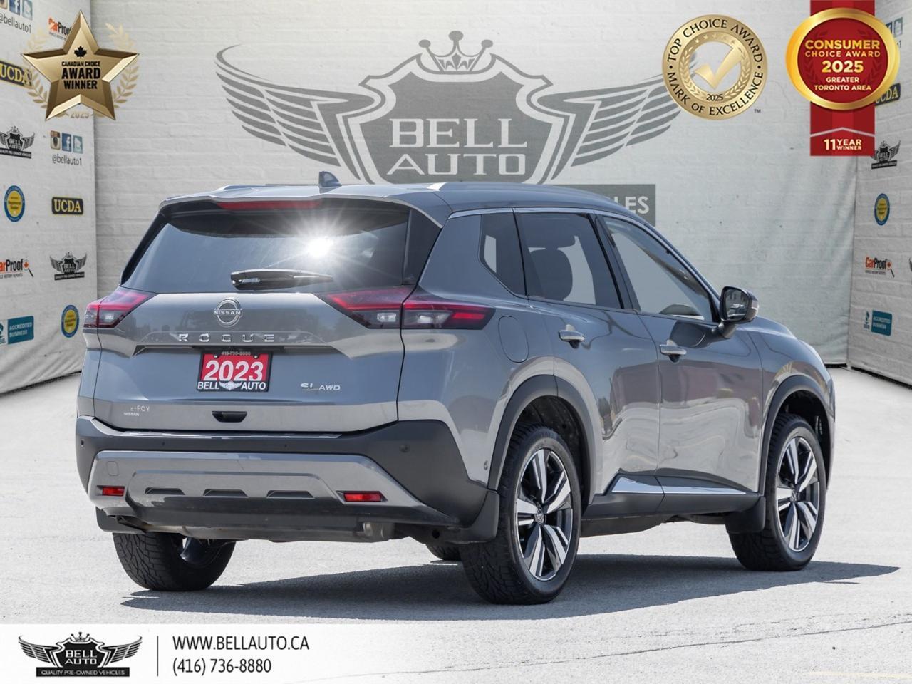 2023 Nissan Rogue SL | 360CAM | PANORAMIC ROOF | BACK UP CAMERA | POWER AND MEMORY SEAT | NAVI | LOW KMS | NO ACCIDENT Toronto ON