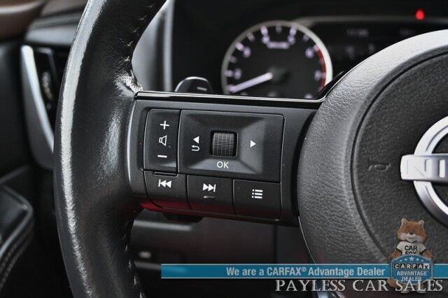 2023 Nissan Rogue SL / AWD / Premium Pkg / Power & Heated Leather Seats / NAV / Auto Start / Bose Speakers / Adaptive Cruise / Blind Spot Alert / Apple CarPlay & Android Auto / 360 View Camera / Keyless Entry & Start / 1-Owner Anchorage AK