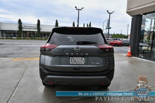 2023 Nissan Rogue SL / AWD / Premium Pkg / Power & Heated Leather Seats / NAV / Auto Start / Bose Speakers / Adaptive Cruise / Blind Spot Alert / Apple CarPlay & Android Auto / 360 View Camera / Keyless Entry & Start / 1-Owner Anchorage AK