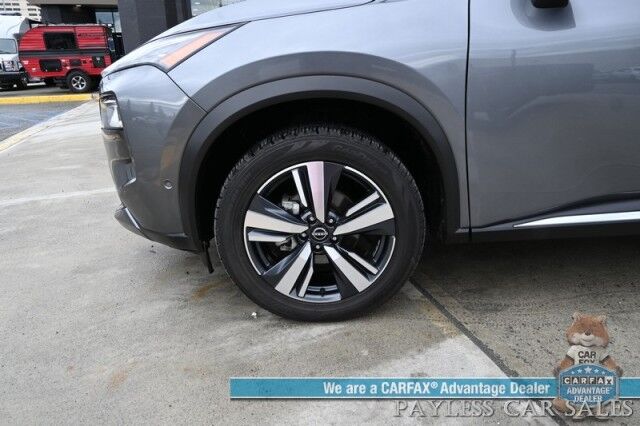 2023 Nissan Rogue SL / AWD / Premium Pkg / Power & Heated Leather Seats / NAV / Auto Start / Bose Speakers / Adaptive Cruise / Blind Spot Alert / Apple CarPlay & Android Auto / 360 View Camera / Keyless Entry & Start / 1-Owner Anchorage AK