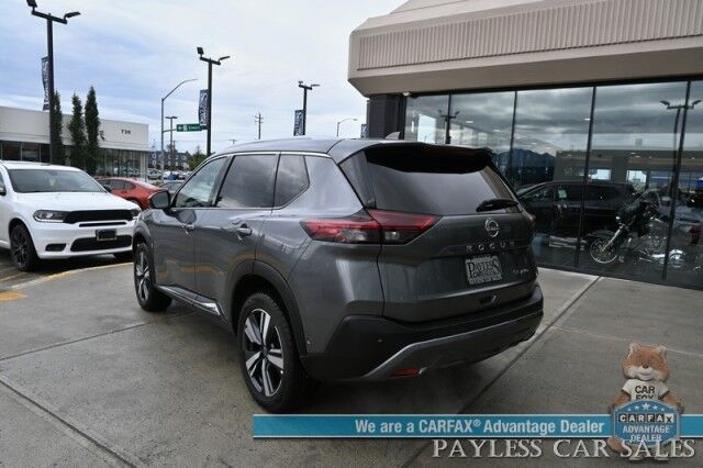 2023 Nissan Rogue SL / AWD / Premium Pkg / Power & Heated Leather Seats / NAV / Auto Start / Bose Speakers / Adaptive Cruise / Blind Spot Alert / Apple CarPlay & Android Auto / 360 View Camera / Keyless Entry & Start / 1-Owner Anchorage AK