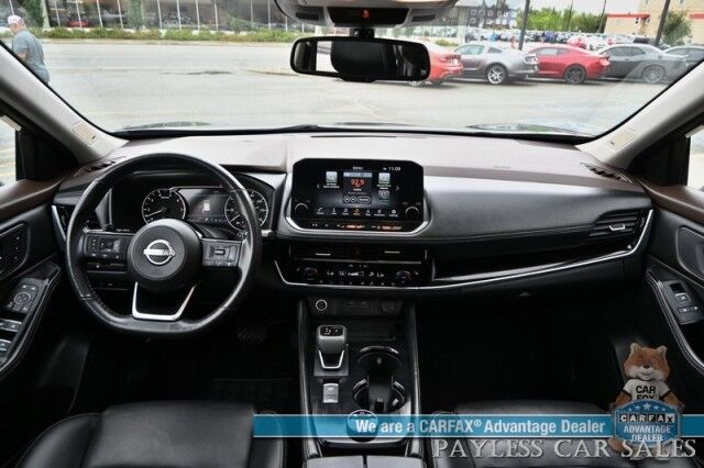 2023 Nissan Rogue SL / AWD / Premium Pkg / Power & Heated Leather Seats / NAV / Auto Start / Bose Speakers / Adaptive Cruise / Blind Spot Alert / Apple CarPlay & Android Auto / 360 View Camera / Keyless Entry & Start / 1-Owner Anchorage AK