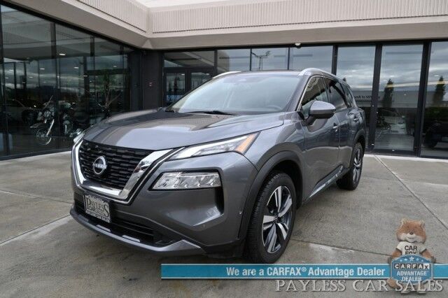 2023 Nissan Rogue SL / AWD / Premium Pkg / Power & Heated Leather Seats / NAV / Auto Start / Bose Speakers / Adaptive Cruise / Blind Spot Alert / Apple CarPlay & Android Auto / 360 View Camera / Keyless Entry & Start / 1-Owner Anchorage AK