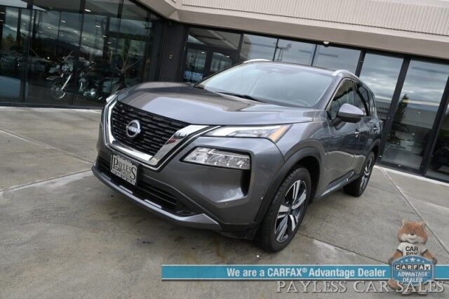 2023 Nissan Rogue SL / AWD / Premium Pkg / Power & Heated Leather Seats / NAV / Auto Start / Bose Speakers / Adaptive Cruise / Blind Spot Alert / Apple CarPlay & Android Auto / 360 View Camera / Keyless Entry & Start / 1-Owner Anchorage AK