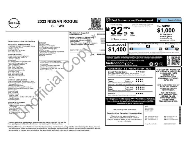 2023 Nissan Rogue SL Raleigh NC